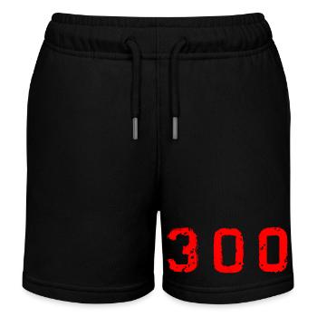 300 / Zahl - Kinder Organic Joggingshorts Mini Bolter von Stanley/Stella - Schwarz - Vorne