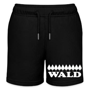 FORÊT - Short de jogging enfant bio Stanley/Stella - noir - Devant