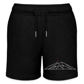 Évolution vers Luggage Trek - Short de jogging enfant bio Stanley/Stella - noir - Devant