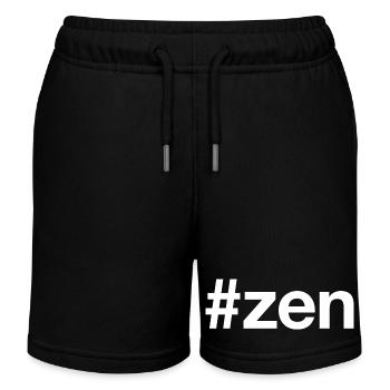ZEN Hashtag - Short de jogging enfant bio Stanley/Stella - noir - Devant