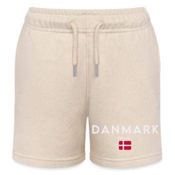 Drapeau du Danemark, fierté danoise - Short de jogging enfant bio Stanley/Stella - écru doux - Devant
