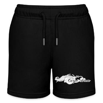 Carpe Diem - Kinder Organic Joggingshorts Mini Bolter von Stanley/Stella - Schwarz - Vorne