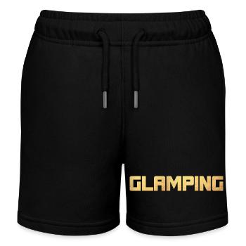 Glamping Gold Luxury Camping Camper Holiday Exclusive - Short de jogging enfant bio Stanley/Stella - noir - Devant