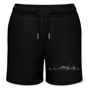 Angler's Pulse - Kids Organic Sweat Shorts by Stanley/Stella - black - Front