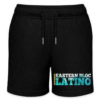 Ostblock Latino Kasache Kasachstan Geschenk - Kinder Organic Joggingshorts Mini Bolter von Stanley/Stella - Schwarz - Vorne