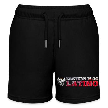 Ostblock Latino Pole Polen weißer Adler Geschenk - Kinder Organic Joggingshorts Mini Bolter von Stanley/Stella - Schwarz - Vorne