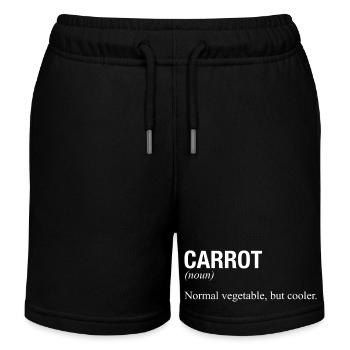 CAROTTE - Short de jogging enfant bio Stanley/Stella - noir - Devant