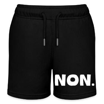 C'est NON. - Short de jogging enfant bio Stanley/Stella - noir - Devant