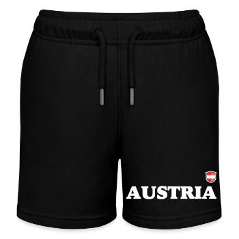 Autriche - Short de jogging enfant bio Stanley/Stella - noir - Devant