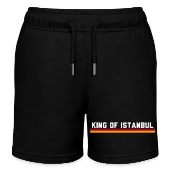 Aslan Istanbul - Short de jogging enfant bio Stanley/Stella - noir - Devant