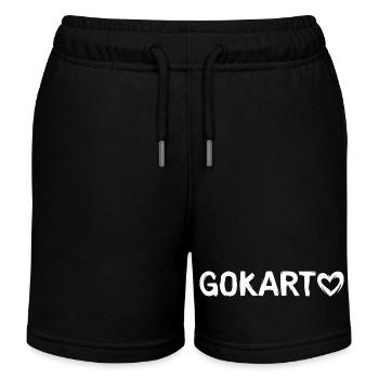 Gokart Love - Fans de course et pilotes - Short de jogging enfant bio Stanley/Stella - noir - Devant