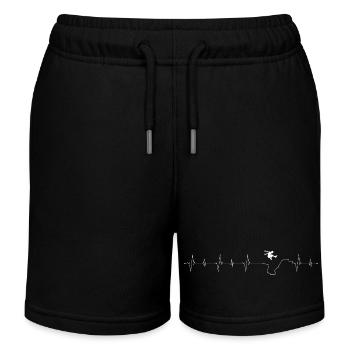 Vol Pulse Skyline - Short de jogging enfant bio Stanley/Stella - noir - Devant