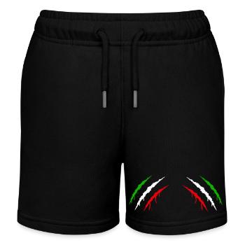 Claws Italy 2 - Kids Organic Sweat Shorts by Stanley/Stella - black - Front