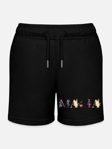Malia - Short de jogging enfant bio Stanley/Stella - noir