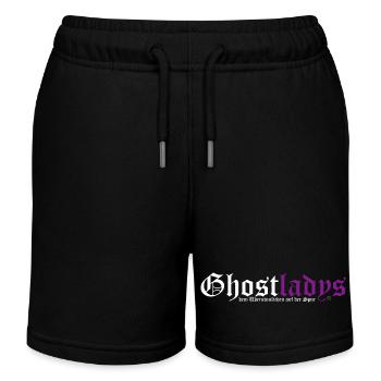 Ghostladys - Kinder Organic Joggingshorts Mini Bolter von Stanley/Stella - Schwarz - Vorne