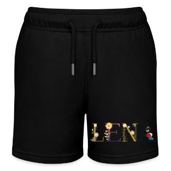 Lena - Kids Organic Sweat Shorts by Stanley/Stella - black - Front
