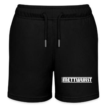 „Genussmittel“ Serie | Mettwurst - Kinder Organic Joggingshorts Mini Bolter von Stanley/Stella - Schwarz - Vorne