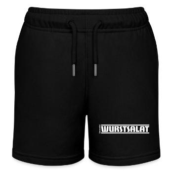 „Genussmittel“ Serie | Wurstsalat - Kinder Organic Joggingshorts Mini Bolter von Stanley/Stella - Schwarz - Vorne