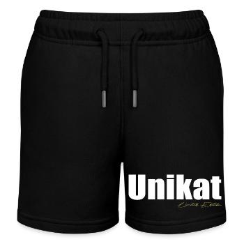 Unique piece - Kids Organic Sweat Shorts by Stanley/Stella - black - Front