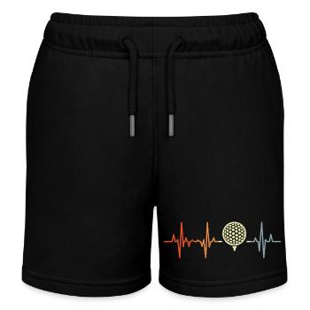 Balle de golf Heartbeat - Short de jogging enfant bio Stanley/Stella - noir - Devant