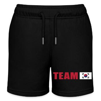 Conception d’inspiration du drapeau sud-coréen - Short de jogging enfant bio Stanley/Stella - noir - Devant