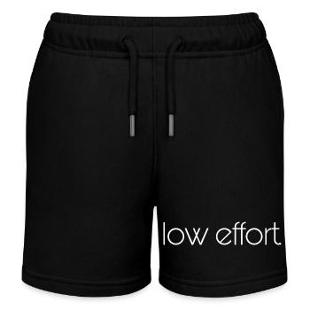 Low effort - Kids Organic Sweat Shorts by Stanley/Stella - black - Front