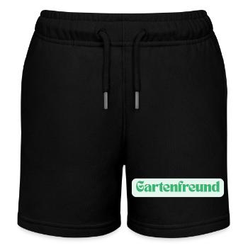 Gartenfreund – les mauvaises herbes me connaissent par mon nom - Short de jogging enfant bio Stanley/Stella - noir - Devant