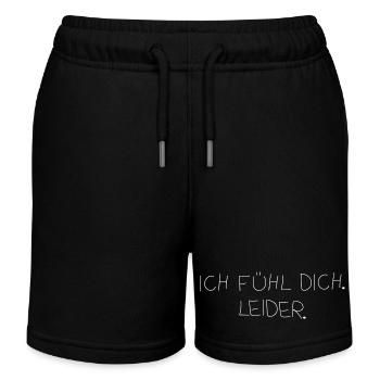 Ich fühl dich - Kinder Organic Joggingshorts Mini Bolter von Stanley/Stella - Schwarz - Vorne