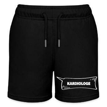 Sprechblase Kardiologe - Kinder Organic Joggingshorts Mini Bolter von Stanley/Stella - Schwarz - Vorne