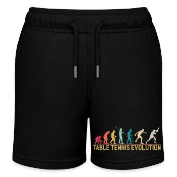 Table Tennis Evolution Progression Design - Short de jogging enfant bio Stanley/Stella - noir - Devant