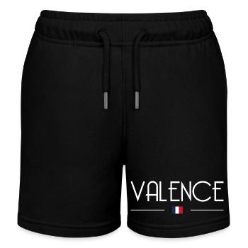 Valence - Short de jogging enfant bio Stanley/Stella - noir - Devant
