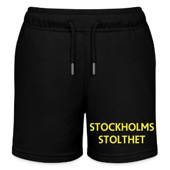 Stockholm Pride - Kinder Organic Joggingshorts Mini Bolter von Stanley/Stella - Schwarz - Vorne