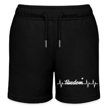 Heartbeat Usedom - Kinder Organic Joggingshorts Mini Bolter von Stanley/Stella - Schwarz - Vorne
