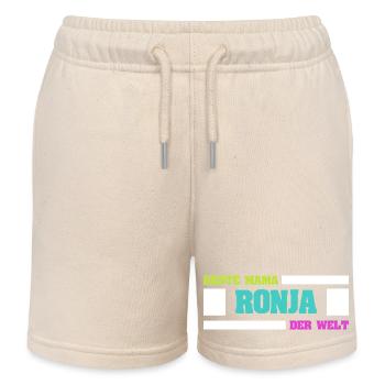 Mother Ronja - Kids Organic Sweat Shorts by Stanley/Stella - soft Ecru - Front
