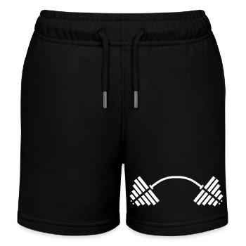Max Power GYM: Workout & Motivation - Kinder Organic Joggingshorts Mini Bolter von Stanley/Stella - Schwarz - Vorne