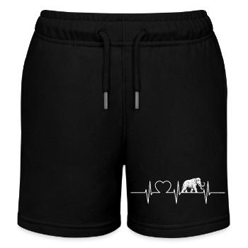 Mammuts Mammut - Kinder Organic Joggingshorts Mini Bolter von Stanley/Stella - Schwarz - Vorne