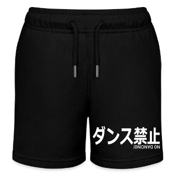 No Dancing Kanji – Style Club & Japon - Short de jogging enfant bio Stanley/Stella - noir - Devant