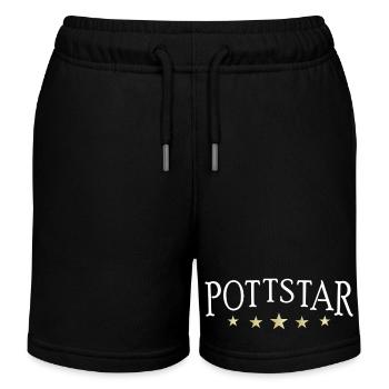 Pottstar, star de la région de la Ruhr ou à la marmite - Short de jogging enfant bio Stanley/Stella - noir - Devant