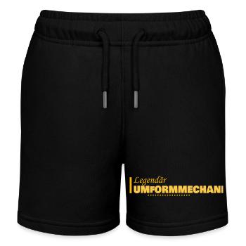 Occupation: Forming mechanic - Kids Organic Sweat Shorts by Stanley/Stella - black - Front