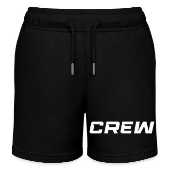 Crew - Kinder Organic Joggingshorts Mini Bolter von Stanley/Stella - Schwarz - Vorne