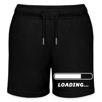 Chargement - Short de jogging enfant bio Stanley/Stella - noir - Devant