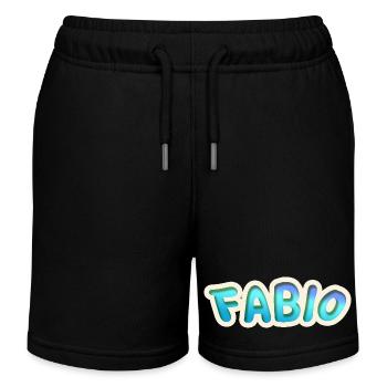 Fabio en tant que métier - Short de jogging enfant bio Stanley/Stella - noir - Devant