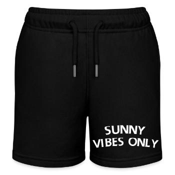Ambiance ensoleillée uniquement - Short de jogging enfant bio Stanley/Stella - noir - Devant