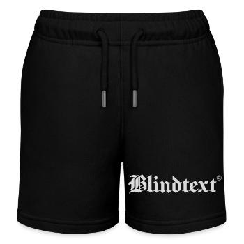 Blindtext - Kinder Organic Joggingshorts Mini Bolter von Stanley/Stella - Schwarz - Vorne