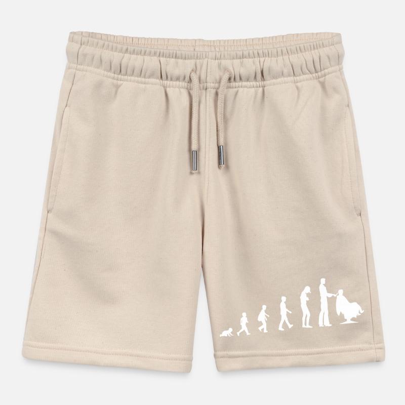 Évolution du bébé au coiffeur Short de jogging enfant bio Stanley/Stella