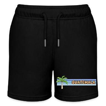 Gift for Guatemala - Kids Organic Sweat Shorts by Stanley/Stella - black - Front