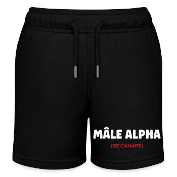 mâle Alpha - Kids Organic Sweat Shorts by Stanley/Stella - black - Front