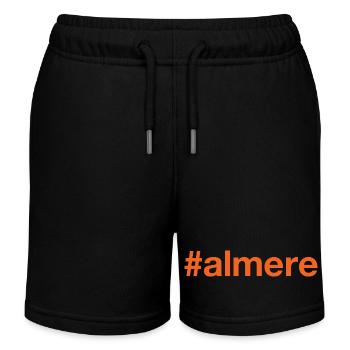 Almere Nederland Netherlands - Kinder Organic Joggingshorts Mini Bolter von Stanley/Stella - Schwarz - Vorne