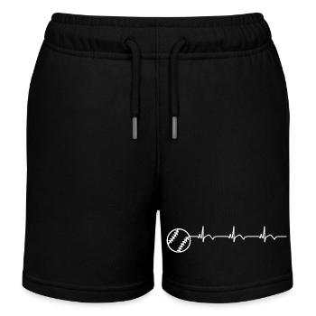 Baseball ECG Batte de baseball - Short de jogging enfant bio Stanley/Stella - noir - Devant