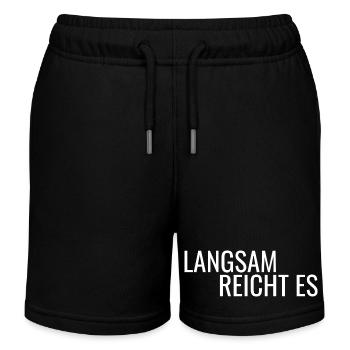 Assez lentement, - Short de jogging enfant bio Stanley/Stella - noir - Devant